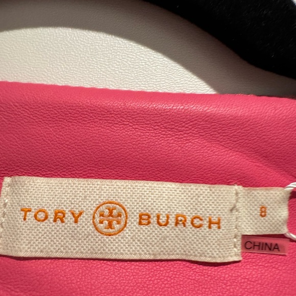 Tory Burch- Daphne leather jacket- Bloom - Picture 4 of 9